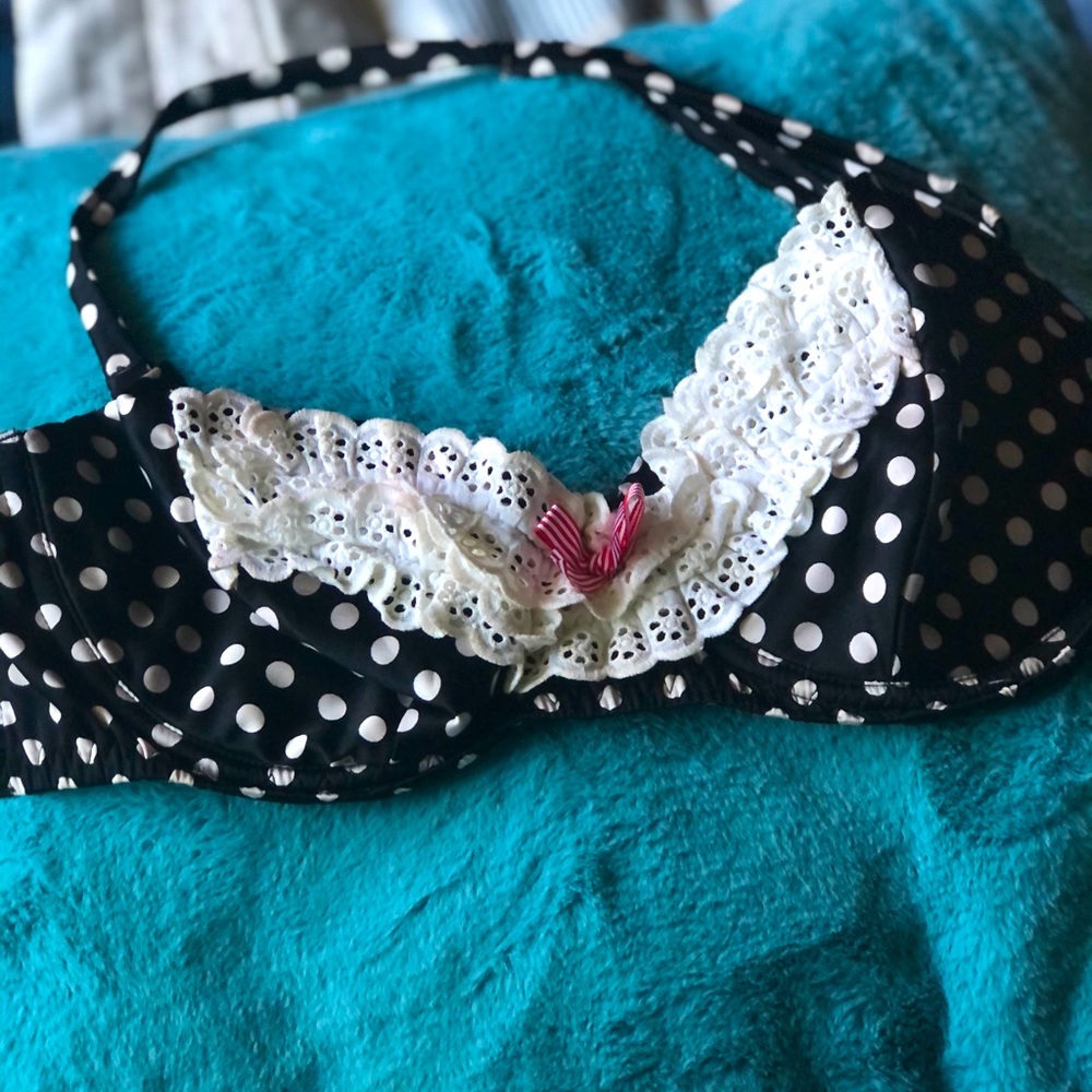 Agent Provocateur Polka Dot Bikini Top